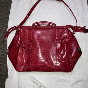 Bath and body works extra large leather bag